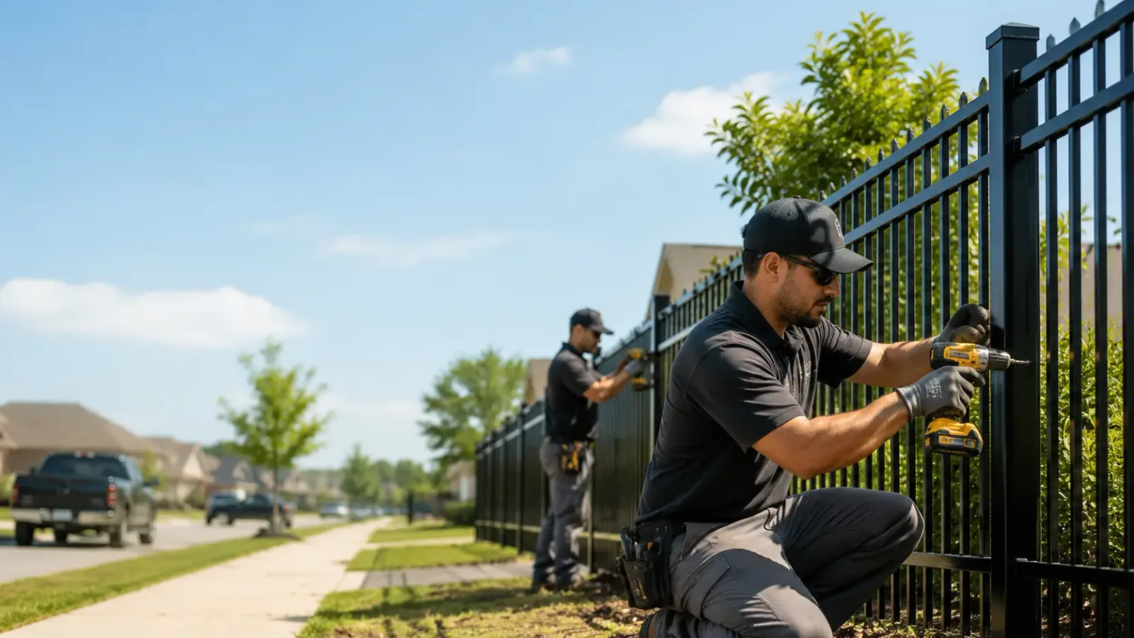 Metal Fence Installation in Yellow Springs, OH